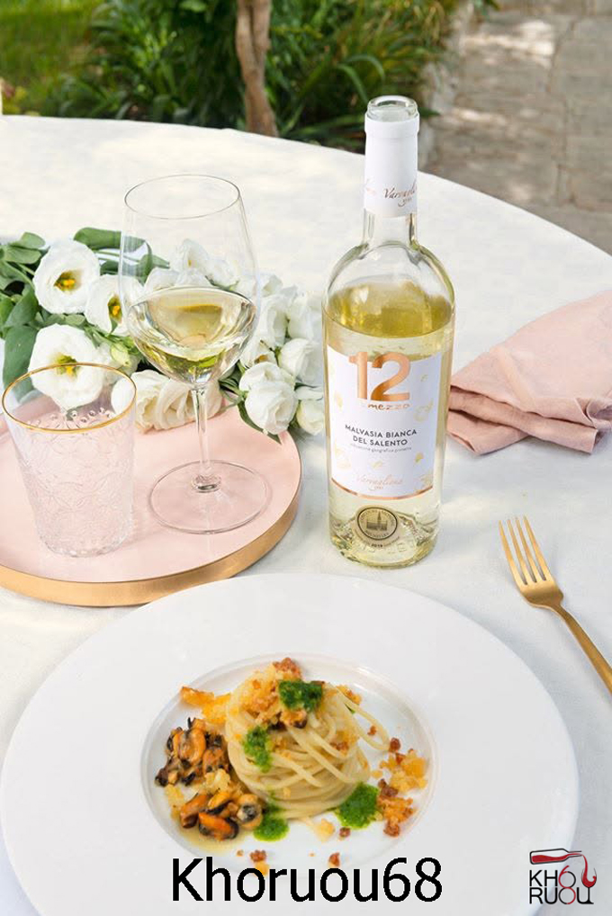 Rượu Vang Ý 12 E Mezzo Malvasia Bianca Del Salento Rượu Vang Ý 12 E Mezzo Malvasia Bianca Del Salento