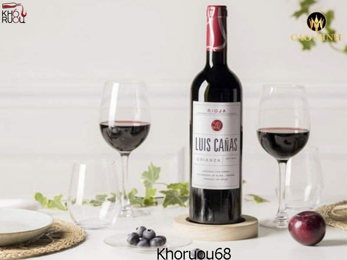 Luis Cañas Crianza. Rượu vang Tây Ban Nha Luis Cañas Crianza