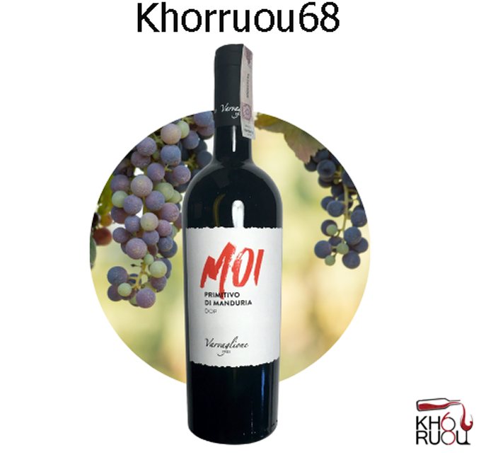 Rượu vang Ý MOI Primitivo di Manduria DOP