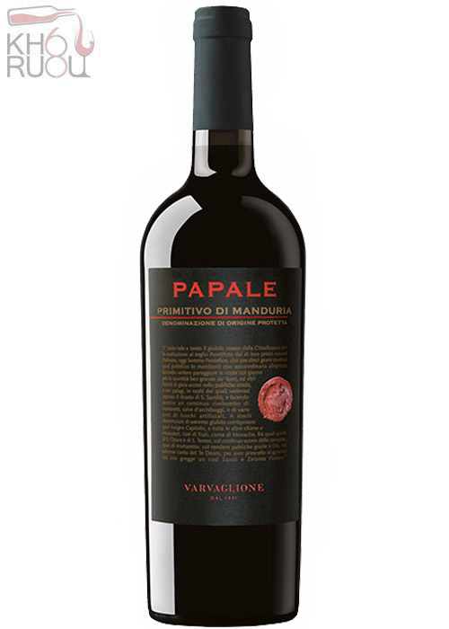 Rượu vang Ý PAPALE Primitivo di Manduria IGP Rượu vang Ý PAPALE Primitivo di Manduria IGP