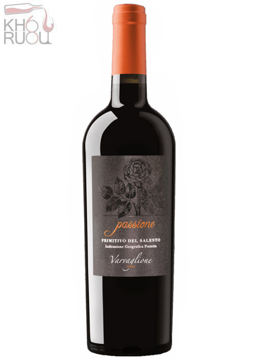 Rượu vang Ý PASSIONE Primitivo del Salento IGP