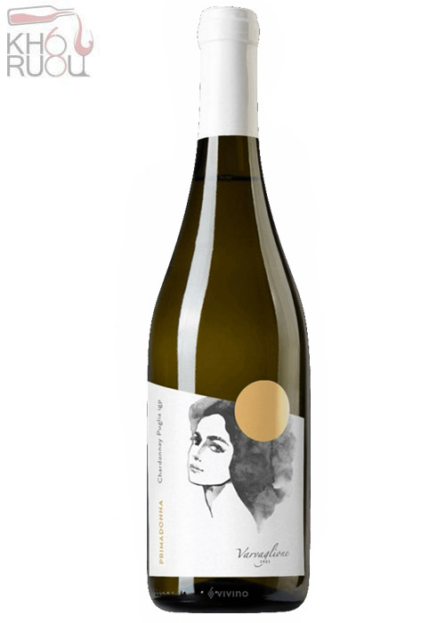 Rượu vang Ý PRIMADONNA Chardonnay di Puglia IGP Rượu vang Ý PRIMADONNA Chardonnay di Puglia IGP