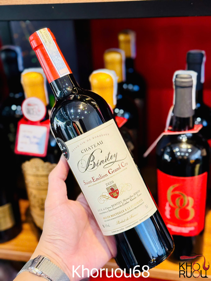 Rượu Vang Pháp Château Bénitey Saint-Émilion Grand Cru 2020