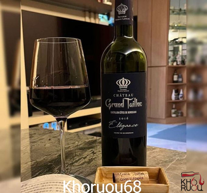 Rượu vang Pháp Château Grand Tuillac Elegance. Rượu Vang Pháp Château Grand Tuillac Elegance