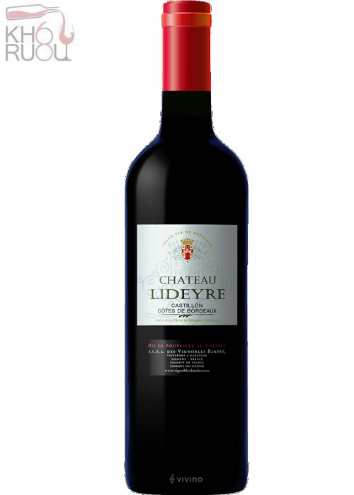 Rượu Vang Pháp Château Lideyre Castillon