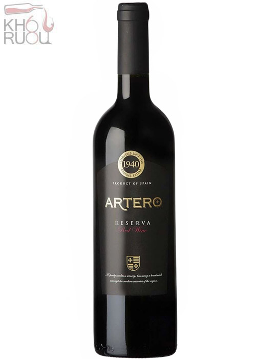 Rượu vang Tây Ban Nha Bodegas Artero Crianza Rượu vang Tây Ban Nha Bodegas Artero Crianza