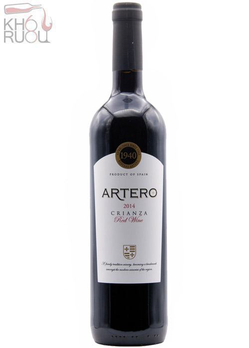 Rượu vang Tây Ban Nha Bodegas Artero Tempranillo Rượu Vang Tây Ban Nha Bodegas Artero Tempranillo