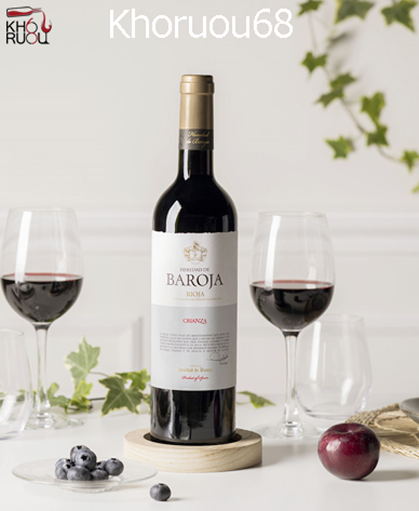 Rượu Vang Tây Ban Nha Heredad de Baroja Crianza