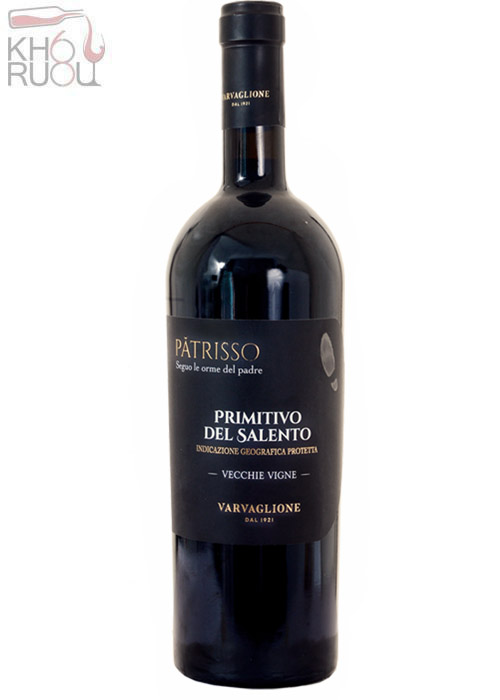 Rượu vang Ý Varvaglione Patrisso Primitivo Del Salento