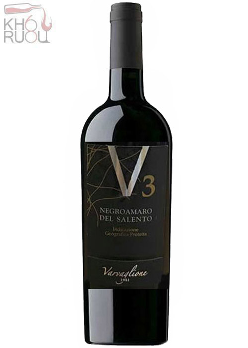 Rượu Vang Ý V3 Negroamaro Del Salento