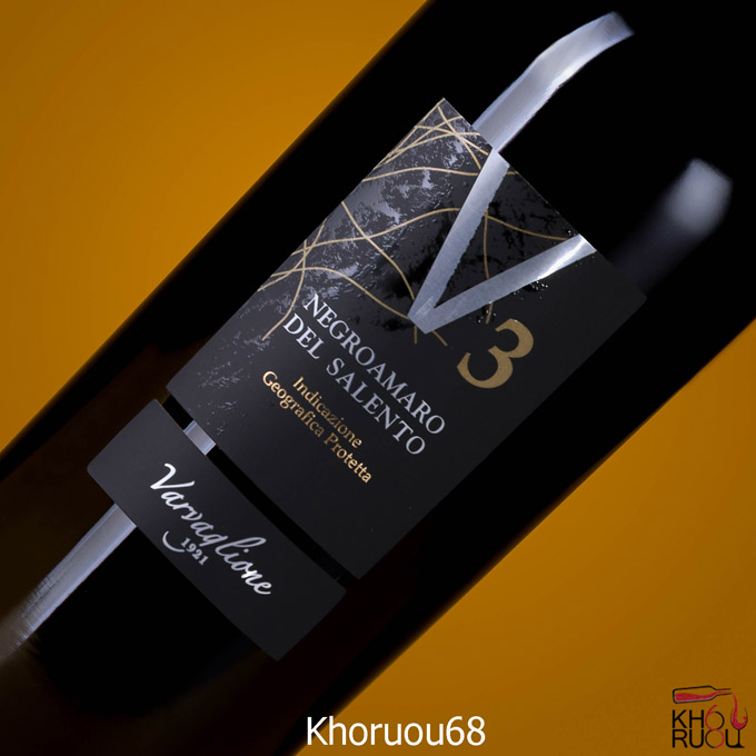 Rượu Vang Ý V3 Negroamaro Del Salento