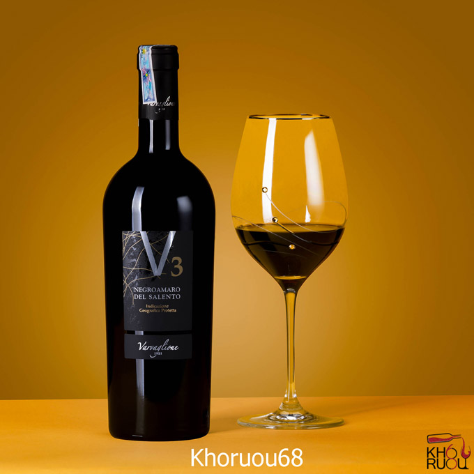 Rượu Vang Ý V3 Negroamaro Del Salento