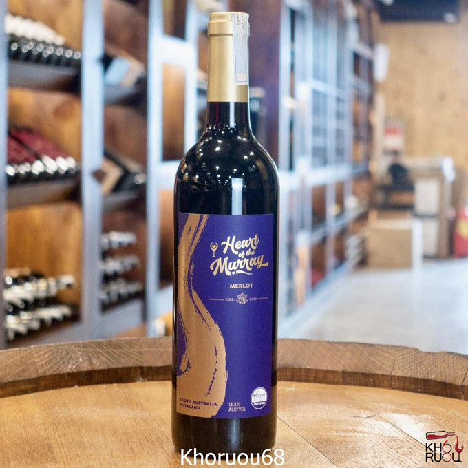 Rượu Vang Úc Heart of the Murray Merlot