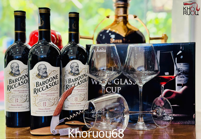 Rượu Vang Ý Barone Ricasoli Negroamaro