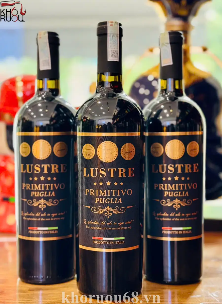 Rượu Vang Lustre Primitivo Puglia