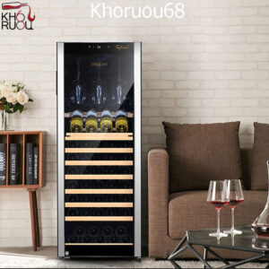 Tủ Ướp Rượu Vang VINOCAVE 85 Chai Viền Bạc
