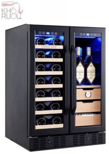 Tủ ướp Rượu Vang Kết Hợp Bảo Quản Xì Gà VINOCAVE 120L
