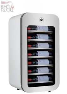 Tủ Ướp Rượu Vang VINOCAVE 22 Chai Màu Trắng