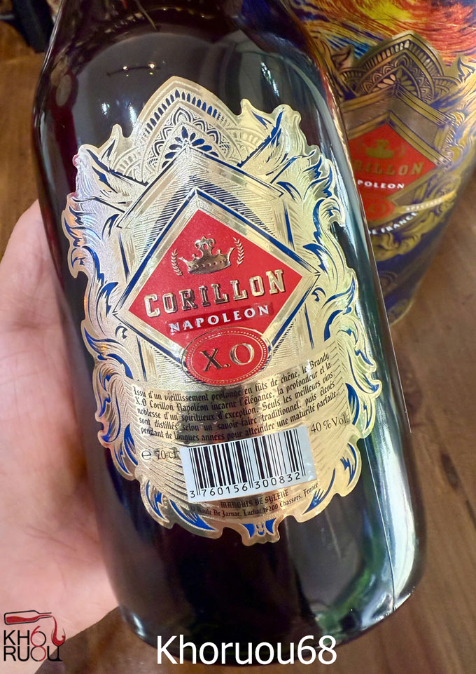 Rượu Brandy Pháp X.O Corillon Napoléon