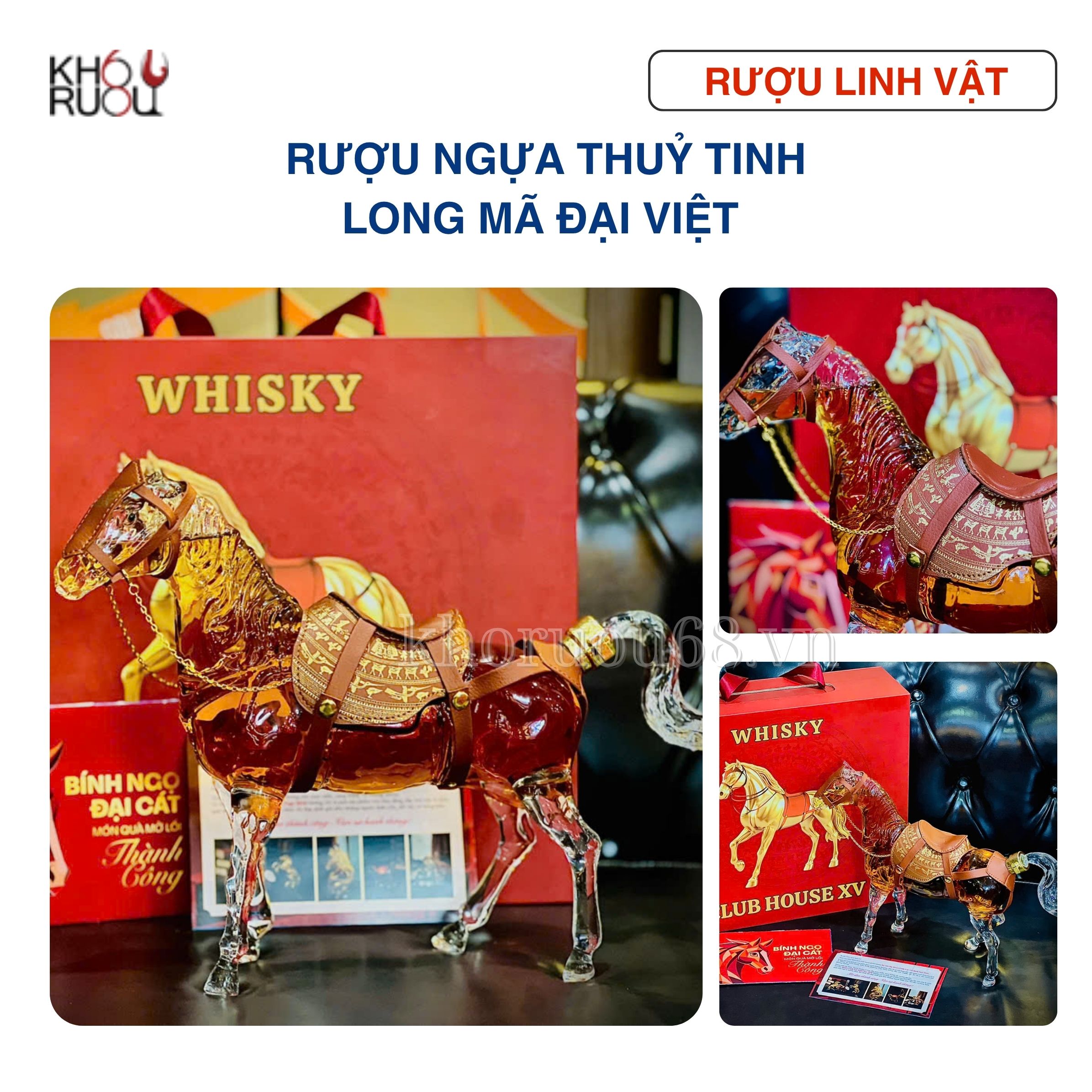 Rượu Ngựa Thuỷ Tinh Long Mã Đại Việt: Giá Tốt 2026
