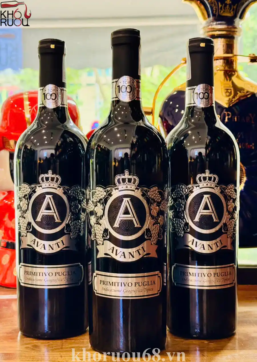 Rượu Vang Avanti Primitivo Puglia