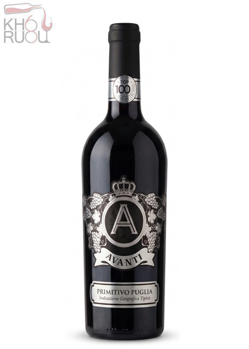 Rượu Vang Ý Avanti Primitivo Puglia IGT 16% Rượu Vang Ý Avanti Primitivo Puglia IGT 16%