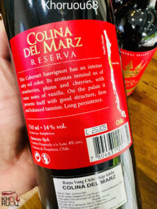 Rượu Vang Chile Colina Del Marz Reserva