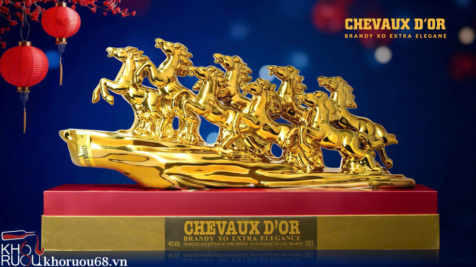 BÍNH NGỌ CHEVAUX D’OR XO EXTRA ELEGANCE Chevaux D’or XO - Món quà sang trọng dịp Tết 2026