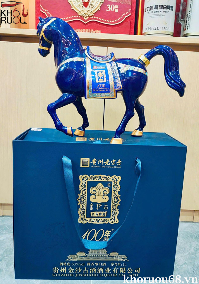 Rượu Linh Vật Ngựa Xanh Baijiu