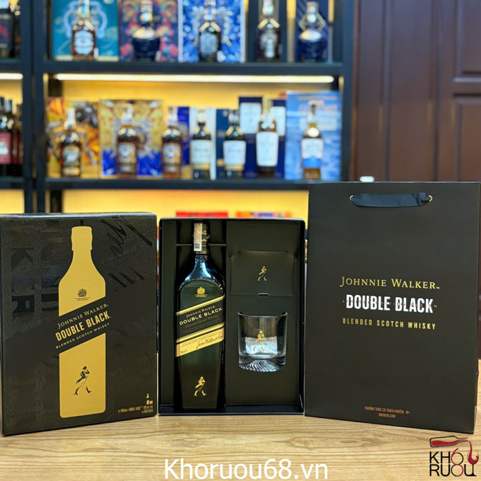Johnnie Walker Double Black hộp quà