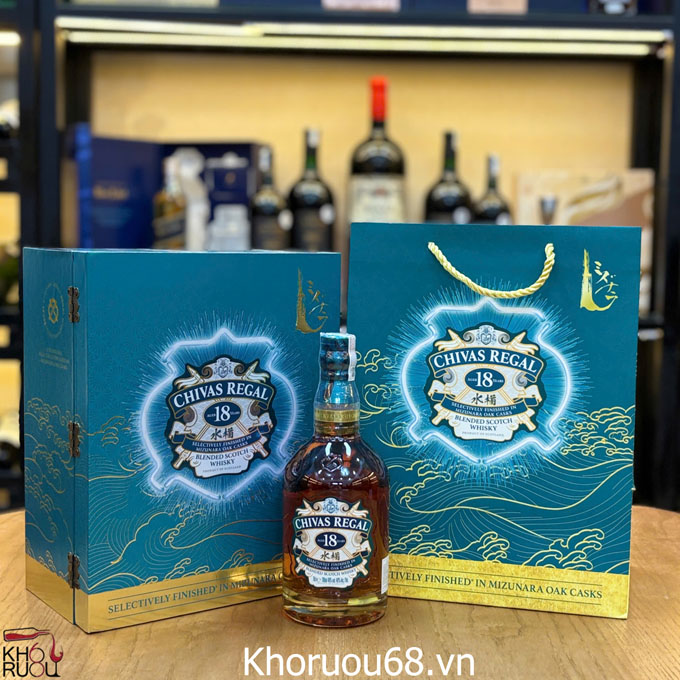 Rượu Whisky Chivas 18 Mizunara 2026