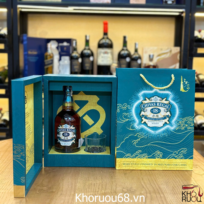rượu Chivas 18 Mizunara.... Rượu Whisky Chivas 18 Mizunara 2026