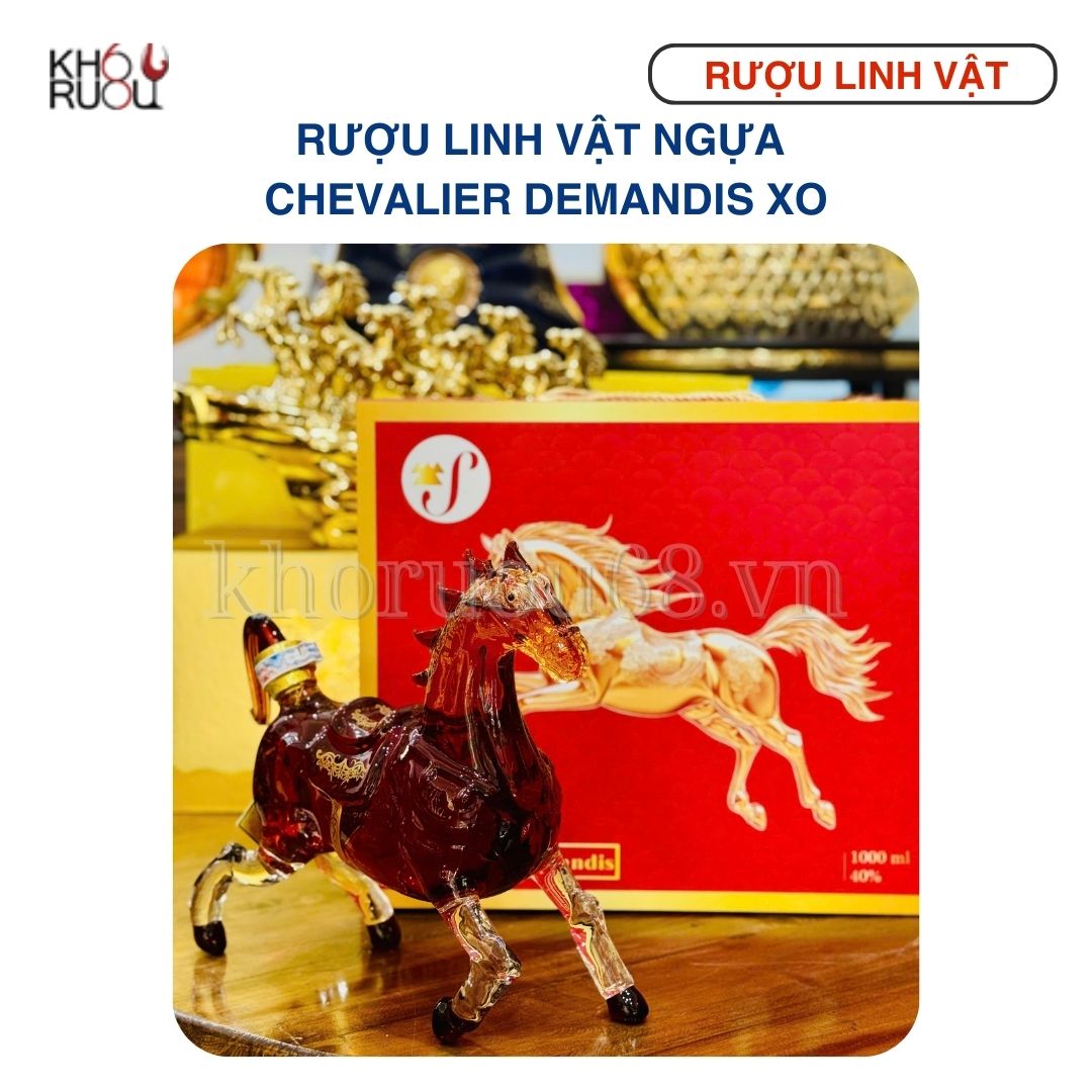 Rượu Linh Vật Ngựa Chevalier Demandis
