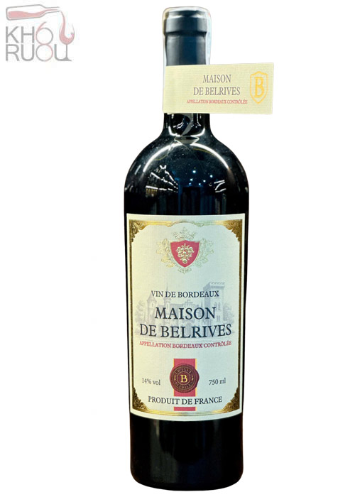 Rượu Vang Pháp Maison de Belrives Bordeaux