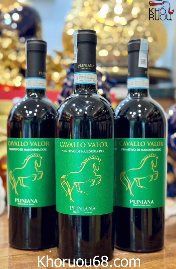 Rượu Vang Ý Cavallo Valor Primitivo di Manduria DOC Rượu Vang Ý Cavallo Valor Primitivo di Manduria DOC tại Kho Rượu 68