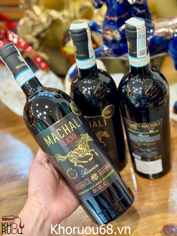 Rượu vang Ý Machali 1830 Riserva