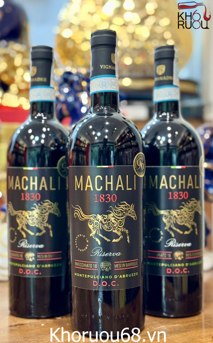 Rượu vang Ý Machali 1830 Riserva