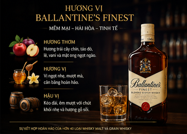 Hương vị Ballantine’s Finest