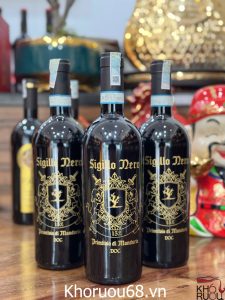 Rượu vang Ý Sigillo Nero Primitivo di Manduria DOC 2023