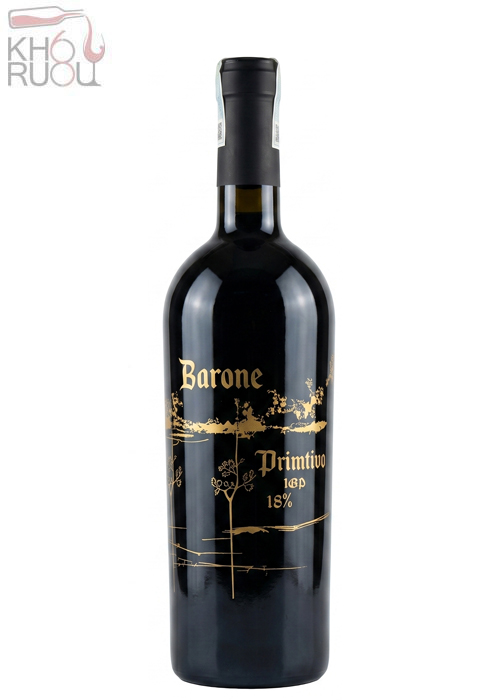 Rượu vang Ý Barone Primitivo Puglia 2024