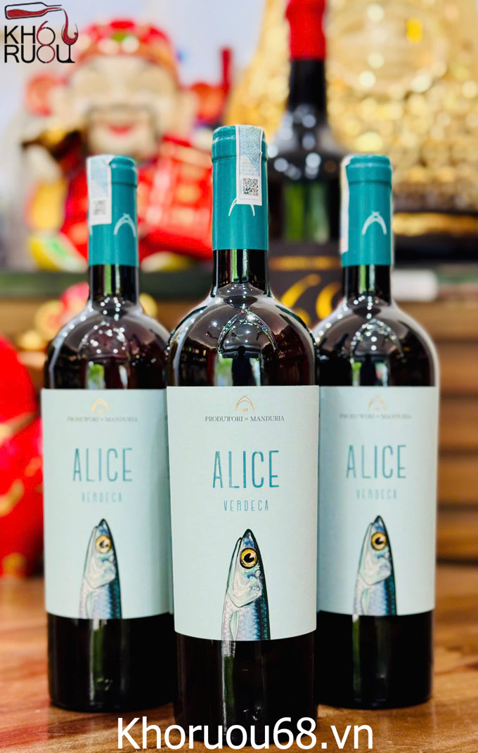 Rượu vang Ý Alice Verdeca Rượu vang Ý Alice Verdeca