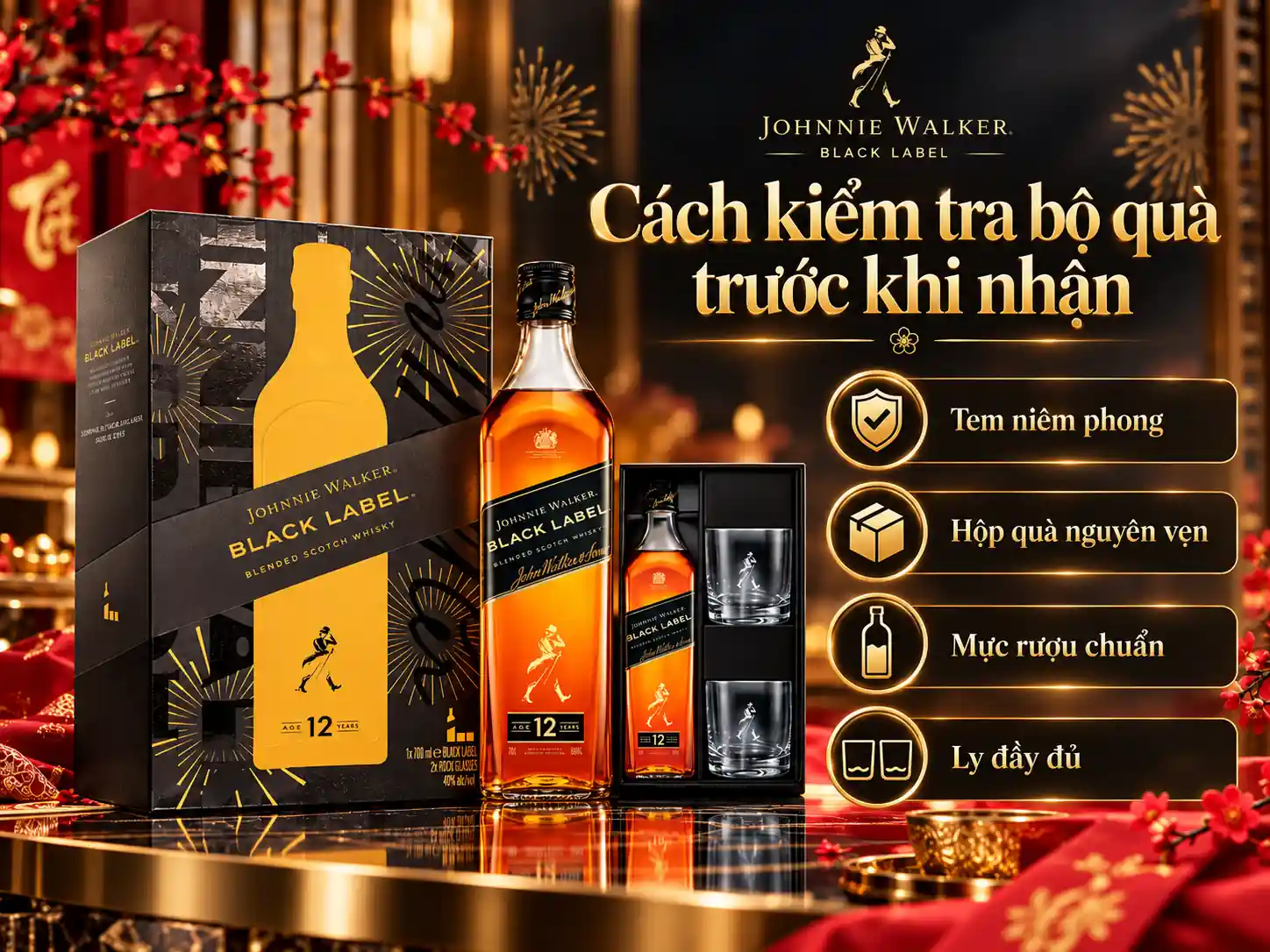 Cách kiểm tra bộ quà trước khi nhận