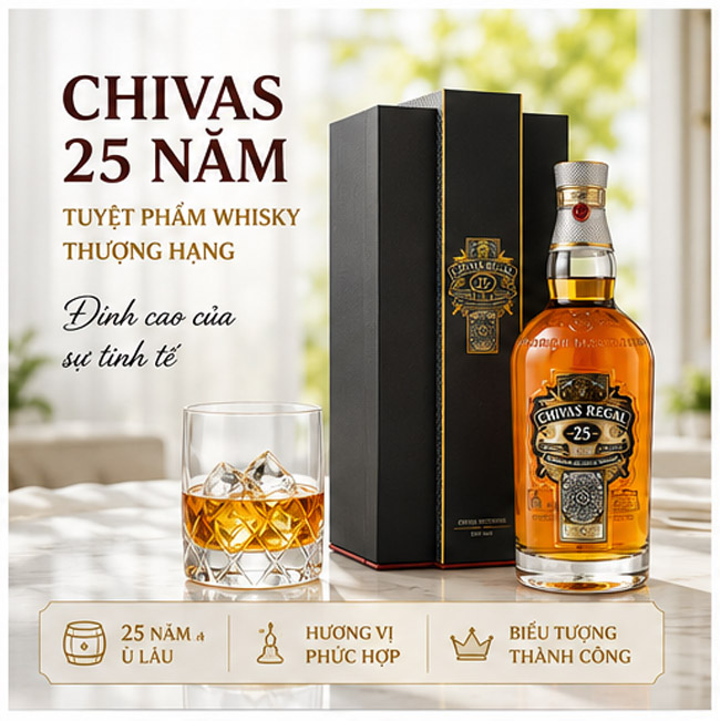 Rượu Chivas 25 năm