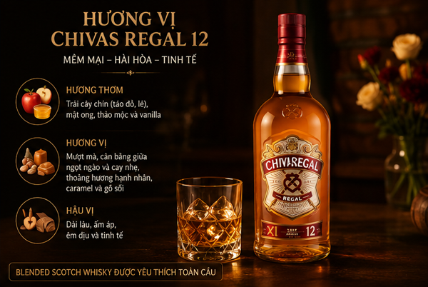 Hương vị Chivas Regal 12