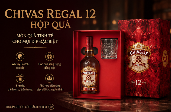 Rượu Chivas Regal 12 Hộp Quà 700ml 40%