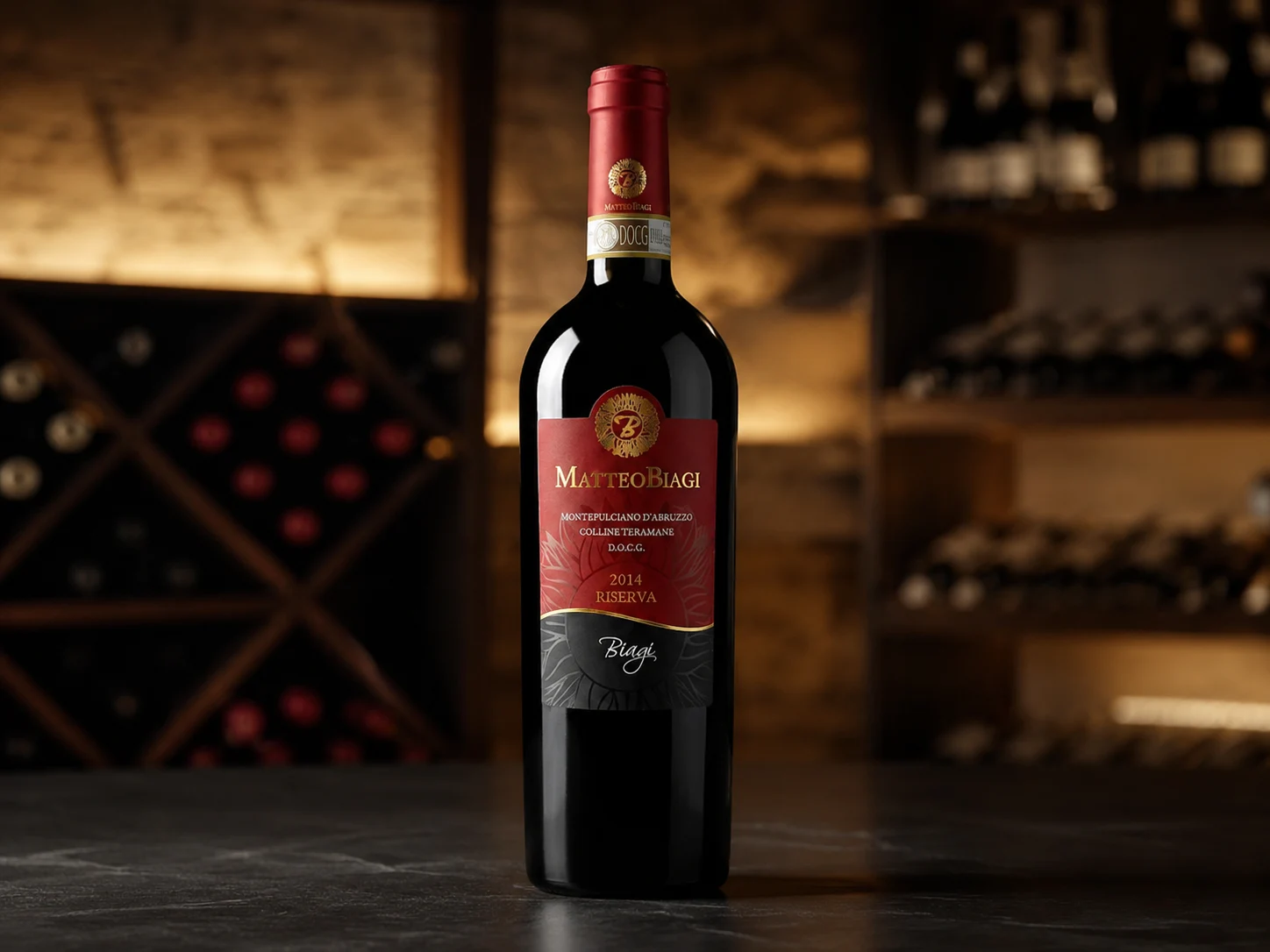 Rượu Vang Ý Matteo Biagi Colline Teramane DOCG Riserva