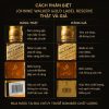 Cách Phân Biệt Rượu Johnnie Walker Gold Label Reserve Thật Và Giả