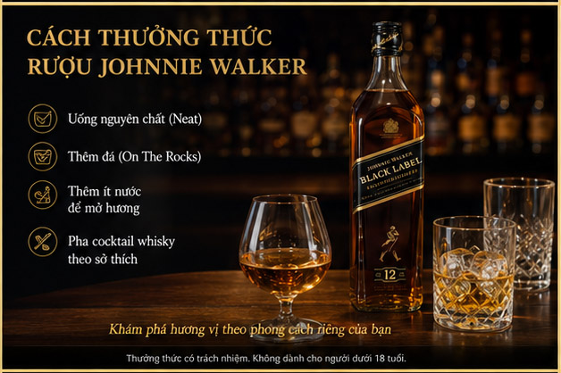 Cách Thưởng Thức Rượu Johnnie Walker