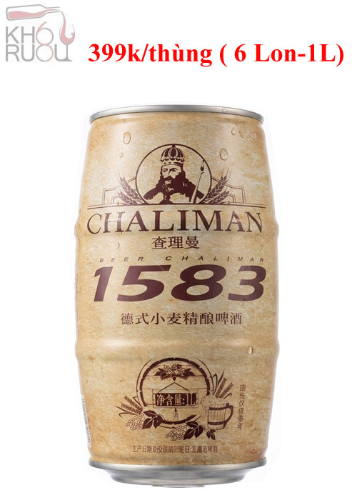 Bia Chaliman 1583 Tuyệt phẩm bia nguyên tương từ Trung Quốc