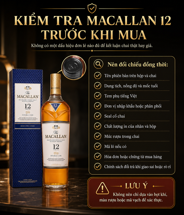 Kiểm tra Macallan 12